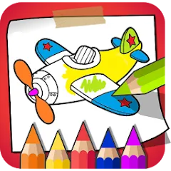 Скачать Coloring Book - Kids Paint Взлом (Все цвета и кисти разблокированы) на Андроид бесплатно