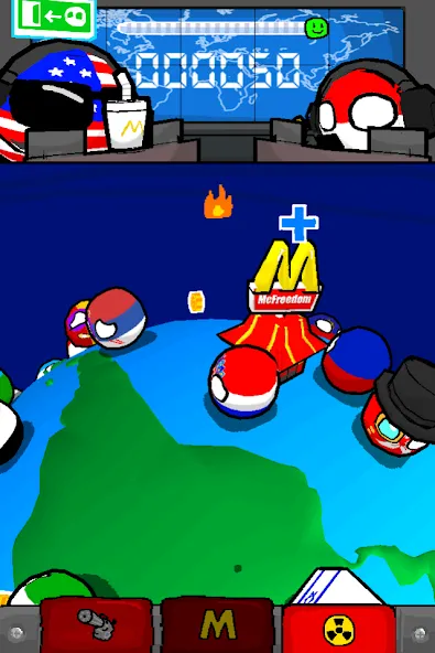 Polandball: Not Safe For World (Поландбол) МОД/Взлом [Меню, Бесконечные монеты и Открытые уровни] Screenshot 3