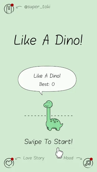 Like A Dino! МОД/Взлом [Деньги, Монеты и Меню MOD] Screenshot 1