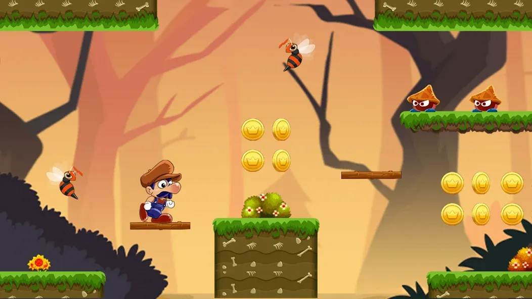 Super Bino Go:Adventure Jungle (Супер Бино Го) МОД/Взлом [Бесконечные деньги, Монеты и Мега MOD] Screenshot 3