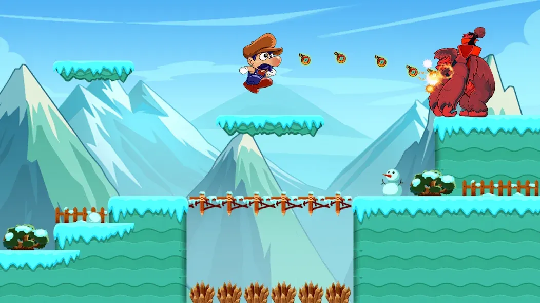 Super Bino Go:Adventure Jungle (Супер Бино Го) МОД/Взлом [Бесконечные деньги, Монеты и Мега MOD] Screenshot 4
