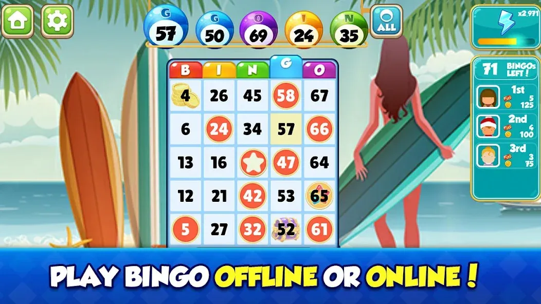 Bingo bay : Family bingo (Бинго бэй) МОД/Взлом [Деньги, Монеты и Меню MOD] Screenshot 3