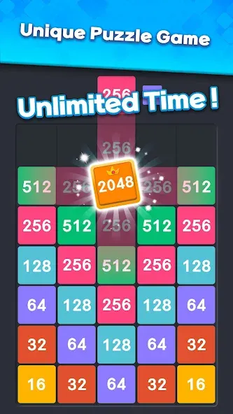 Drop Merge : Number Puzzle (Дроп Мердж) МОД/Взлом [Бесконечные деньги, Монеты и Мега MOD] Screenshot 1