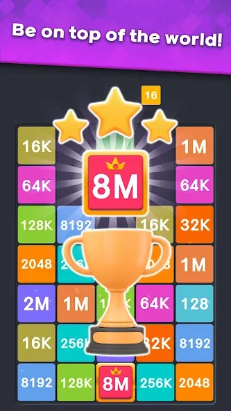 Drop Merge : Number Puzzle (Дроп Мердж) МОД/Взлом [Бесконечные деньги, Монеты и Мега MOD] Screenshot 4