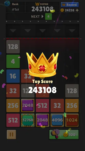 Drop The Number® : Merge Game (Дроп зе Намбер) МОД/Взлом [Много монет, Открытые уровни и Мега MOD] Screenshot 4
