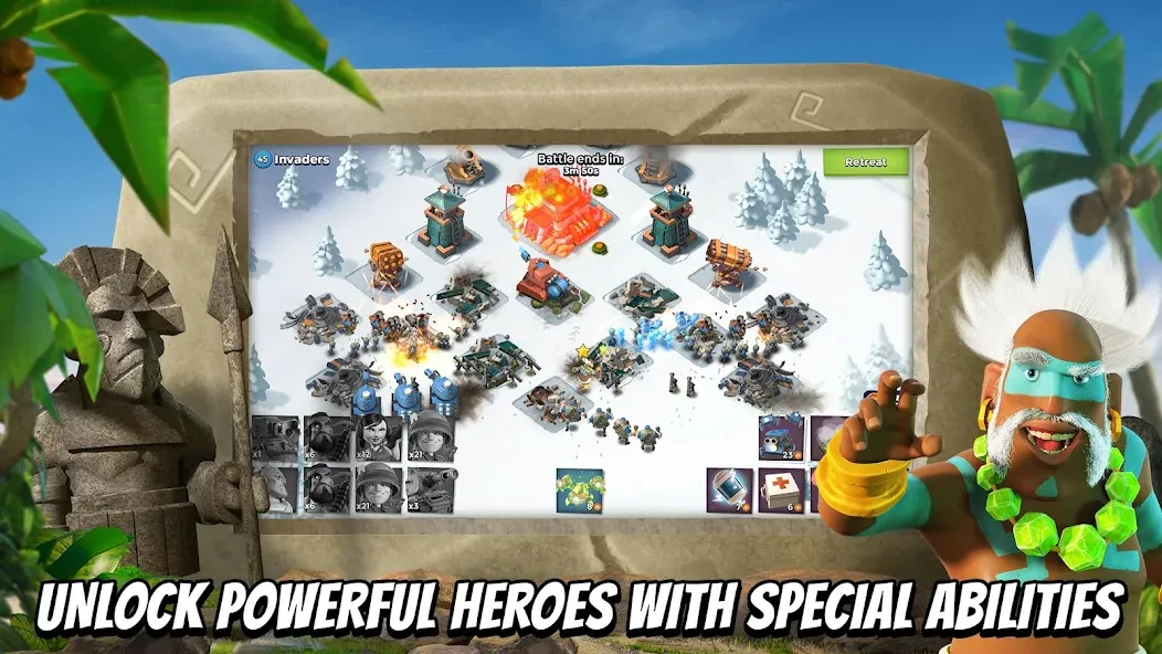 Boom Beach (Бум Бич) МОД/Взлом [Деньги, Монеты и Меню MOD] Screenshot 3