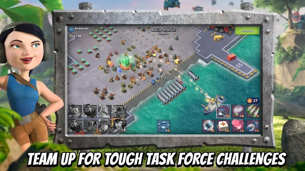Boom Beach (Бум Бич) МОД/Взлом [Деньги, Монеты и Меню MOD] Screenshot 5