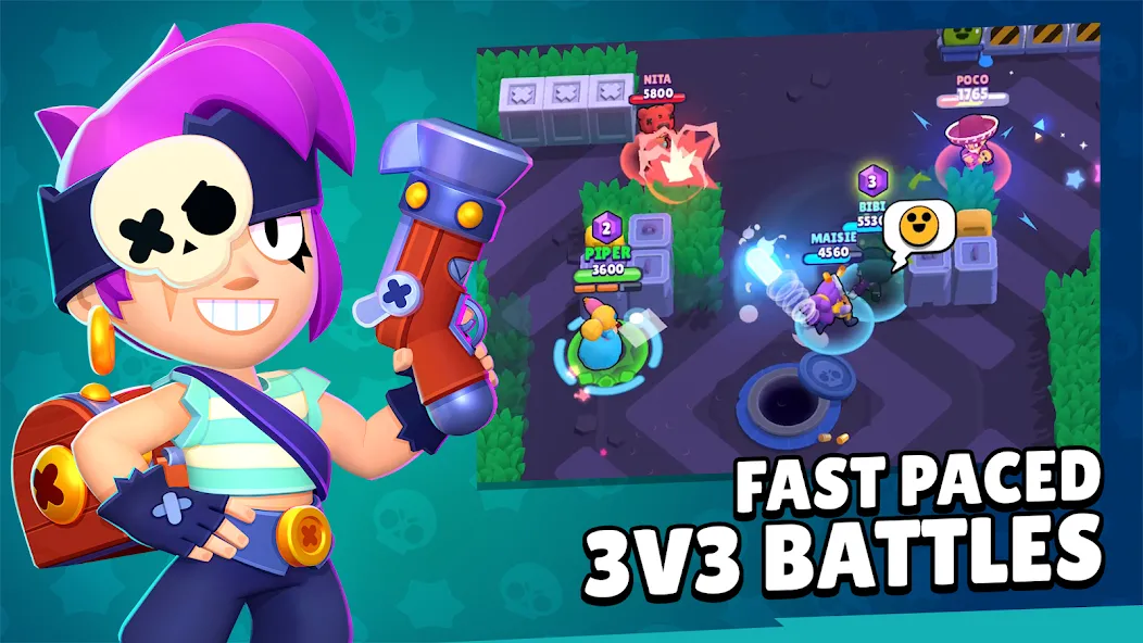 Brawl Stars (Брол Старс) МОД/Взлом [Много монет, Открытые уровни и Мега MOD] Screenshot 2