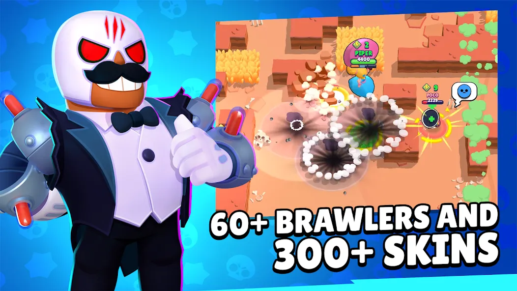 Brawl Stars (Брол Старс) МОД/Взлом [Много монет, Открытые уровни и Мега MOD] Screenshot 3