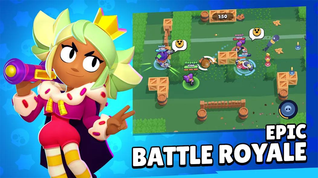 Brawl Stars (Брол Старс) МОД/Взлом [Много монет, Открытые уровни и Мега MOD] Screenshot 5