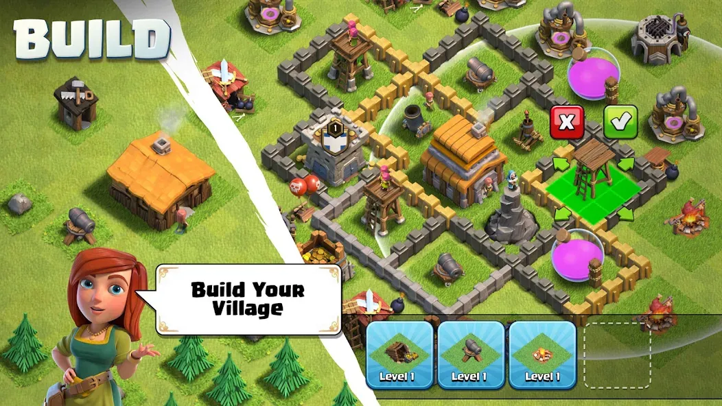 Clash of Clans (Клэш оф Клэнс) МОД/Взлом [Все открыто, Дополнительные деньги и Меню MOD] Screenshot 4
