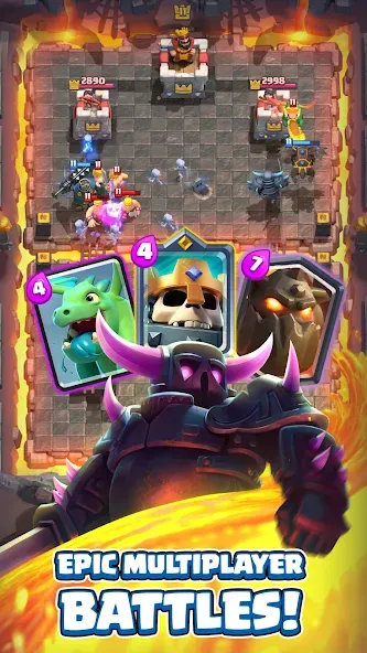 Clash Royale (Клаш Рояль) МОД/Взлом [Все открыто, Дополнительные деньги и Меню MOD] Screenshot 1