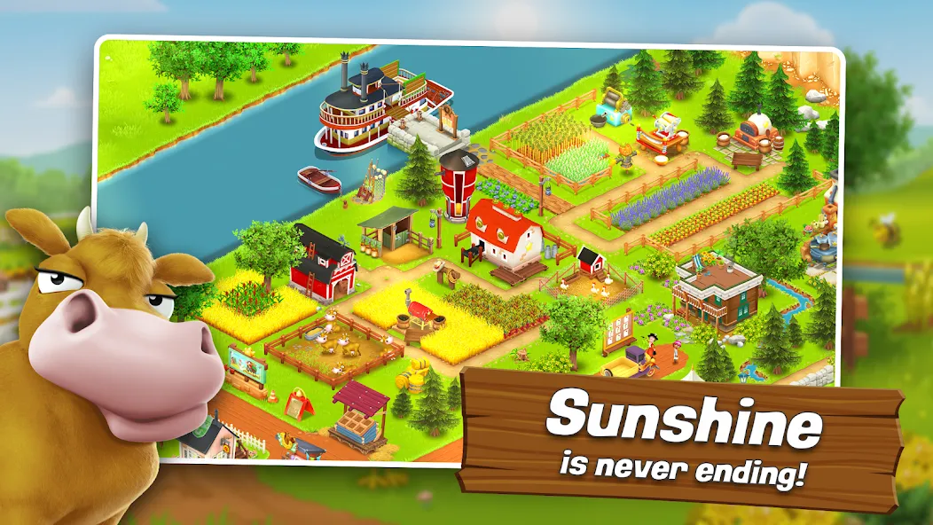 Hay Day (Хей Дей) МОД/Взлом [Все открыто, Дополнительные деньги и Меню MOD] Screenshot 1