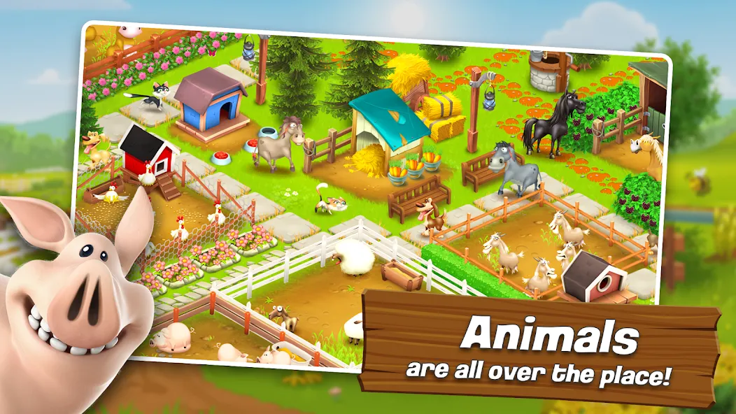 Hay Day (Хей Дей) МОД/Взлом [Все открыто, Дополнительные деньги и Меню MOD] Screenshot 3