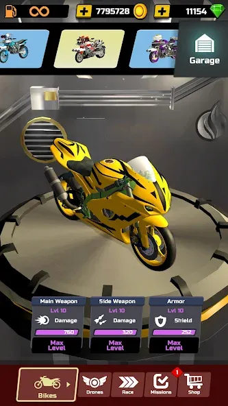 Bike Rider (Байк райдер) МОД/Взлом [Деньги, Монеты и Меню MOD] Screenshot 3