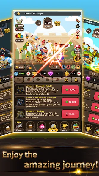 [VIP] +9 Blessing Cash Knight МОД/Взлом [Много денег, Монет и Все открыто] Screenshot 4