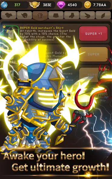 [VIP] +9 Blessing Cash Knight МОД/Взлом [Много денег, Монет и Все открыто] Screenshot 5