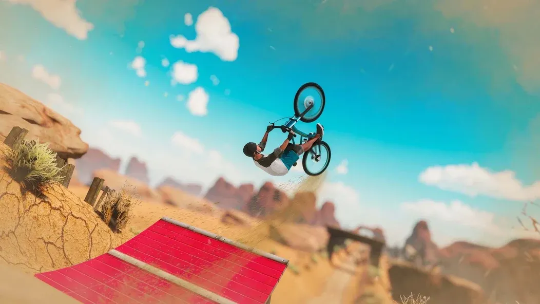 Bicycle Stunts: BMX Bike Games МОД/Взлом [Меню, Бесконечные монеты и Открытые уровни] Screenshot 1