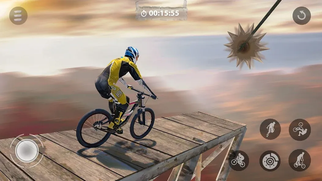 Bicycle Stunts: BMX Bike Games МОД/Взлом [Меню, Бесконечные монеты и Открытые уровни] Screenshot 5