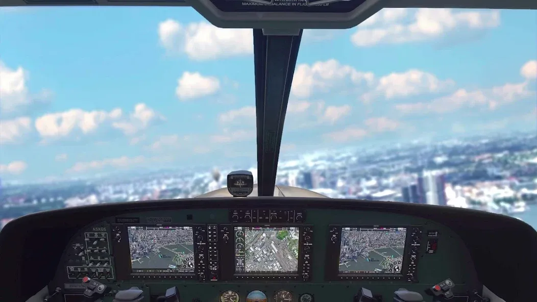 Flight Simulator - Plane Games МОД/Взлом [Все открыто, Дополнительные деньги и Меню MOD] Screenshot 3