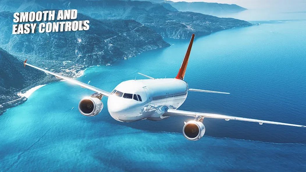Flight Simulator - Plane Games МОД/Взлом [Все открыто, Дополнительные деньги и Меню MOD] Screenshot 4