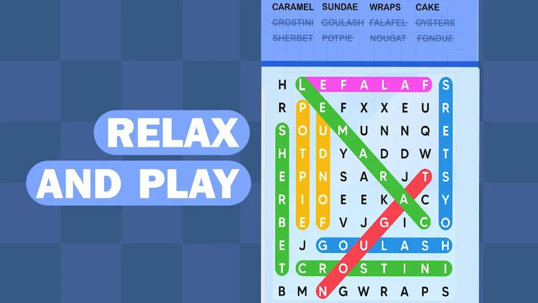 Word Search Puzzle Challenge (Уордсрч Пазл Челлендж) МОД/Взлом [Много денег, Монет и Все открыто] Screenshot 5
