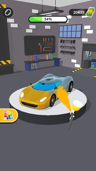 Car Master 3D (Кар Мастер 3D) МОД/Взлом [Бесконечные деньги, Монеты и Мега MOD] Screenshot 3