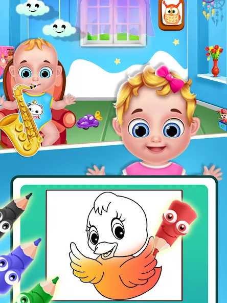 Mom Babysitting Game МОД/Взлом [Меню, Бесконечные монеты и Открытые уровни] Screenshot 5