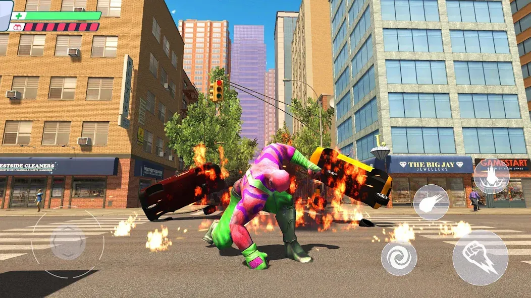 Super City Heroes:Super Battle (упер Герои Города) МОД/Взлом [Деньги, Монеты и Меню MOD] Screenshot 3