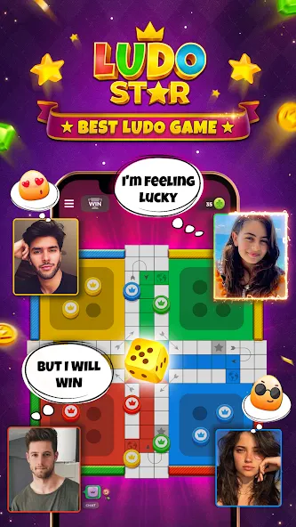 Ludo STAR: Online Dice Game (Лудо СТАР) МОД/Взлом [Много денег, Монет и Все открыто] Screenshot 1