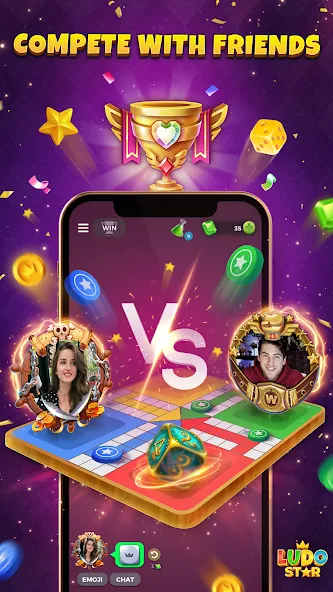Ludo STAR: Online Dice Game (Лудо СТАР) МОД/Взлом [Много денег, Монет и Все открыто] Screenshot 2