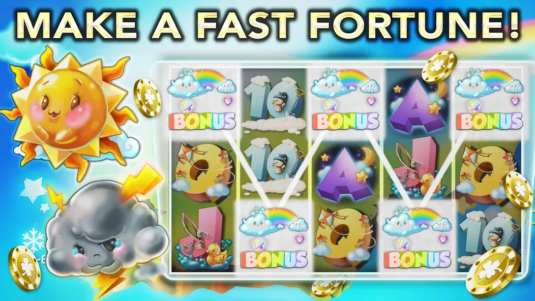 Fast Fortune Slots Games Spin МОД/Взлом [Меню, Бесконечные монеты и Открытые уровни] Screenshot 5