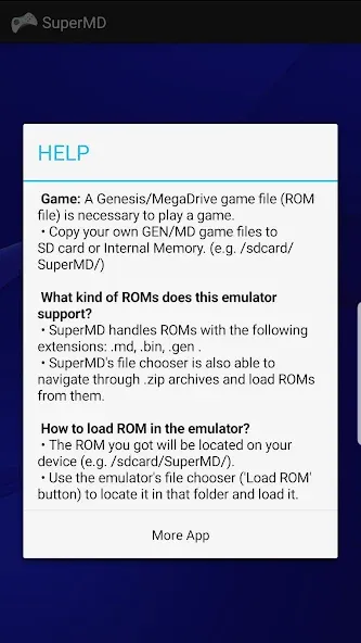 SuperMD (All in One Emulator) (уперМД) МОД/Взлом [Бесконечные деньги, Монеты и Мега MOD] Screenshot 2