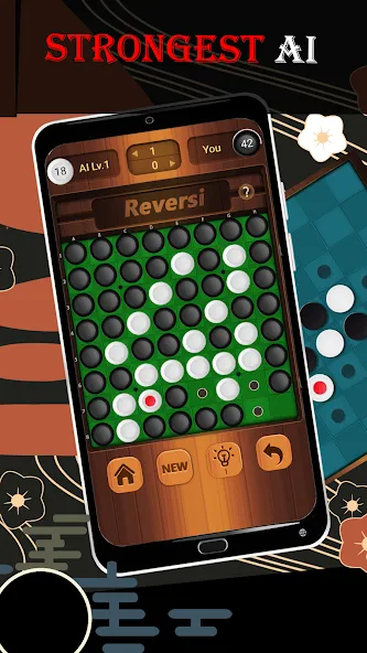 Reversi - Classic Reversi Game (Реверси) МОД/Взлом [Деньги, Монеты и Меню MOD] Screenshot 3