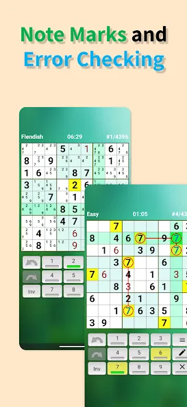 Sudoku offline (Судоку оффлайн) МОД/Взлом [Бесконечные деньги, Монеты и Мега MOD] Screenshot 4