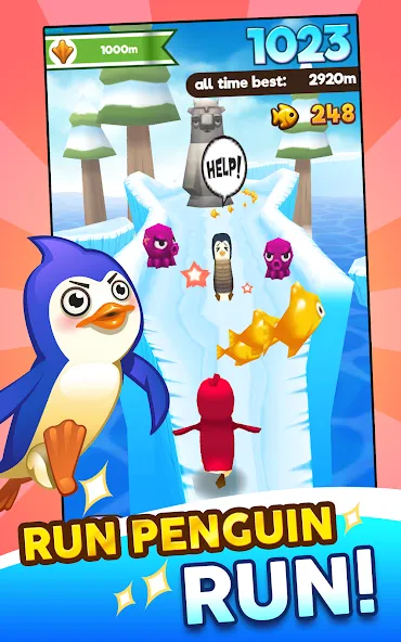 Super Penguins (упер Пингвины) МОД/Взлом [Много денег, Монет и Все открыто] Screenshot 2