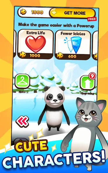 Super Penguins (упер Пингвины) МОД/Взлом [Много денег, Монет и Все открыто] Screenshot 3