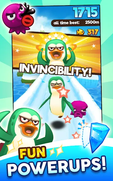 Super Penguins (упер Пингвины) МОД/Взлом [Много денег, Монет и Все открыто] Screenshot 4