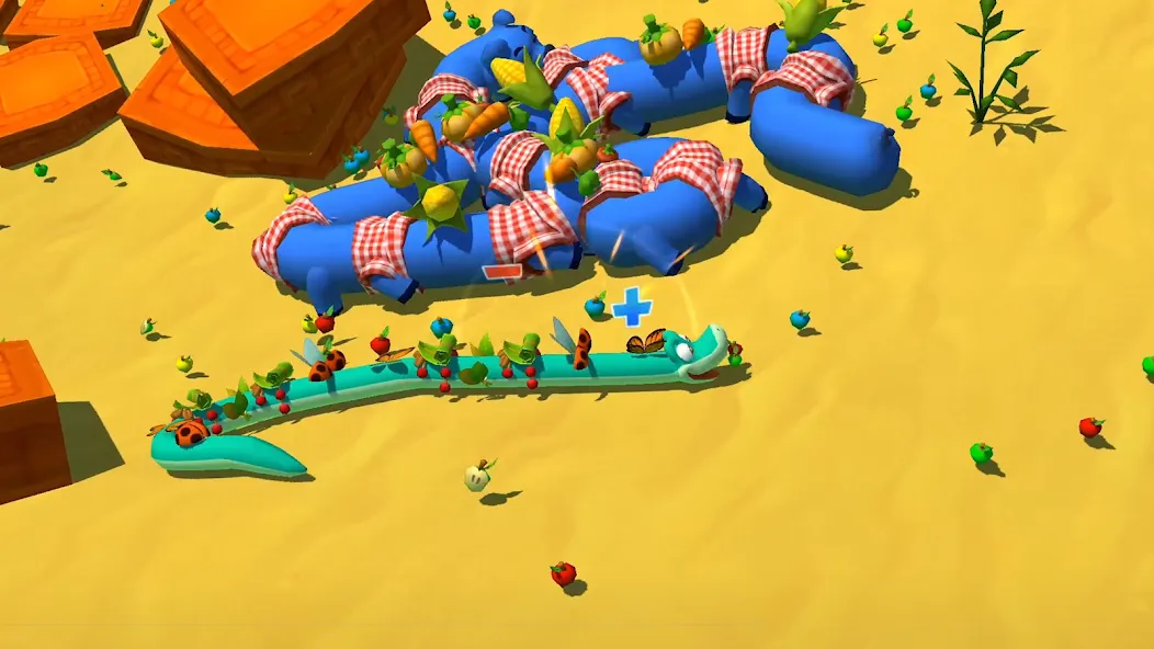 Snake Rivals - Fun Snake Game (Снейк Ривалс) МОД/Взлом [Все открыто, Дополнительные деньги и Меню MOD] Screenshot 2