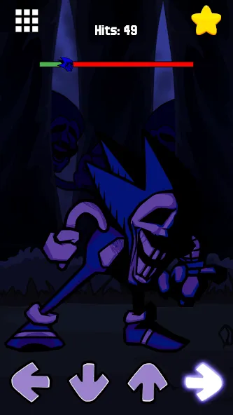 Horror Sonik.EXE v2 FNF Mod МОД/Взлом [Меню, Бесконечные монеты и Открытые уровни] Screenshot 5