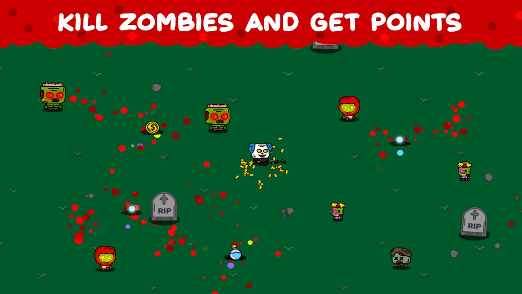 Zombie Loop - Shooter survival (Зомби Луп) МОД/Взлом [Много денег, Монет и Все открыто] Screenshot 5