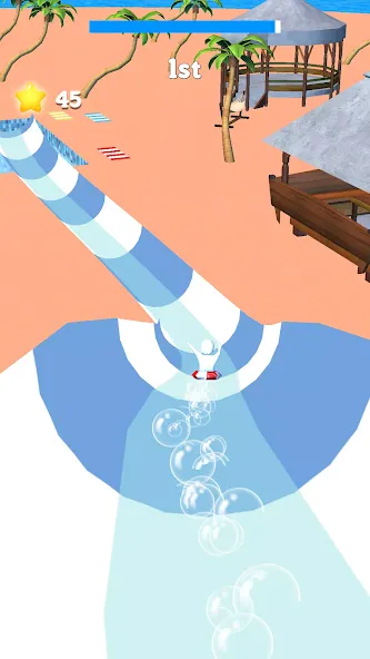 Waterpark Super Slide (Ватерпарк Супер Слайд) МОД/Взлом [Деньги, Монеты и Меню MOD] Screenshot 1