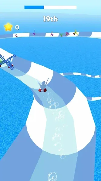 Waterpark Super Slide (Ватерпарк Супер Слайд) МОД/Взлом [Деньги, Монеты и Меню MOD] Screenshot 4