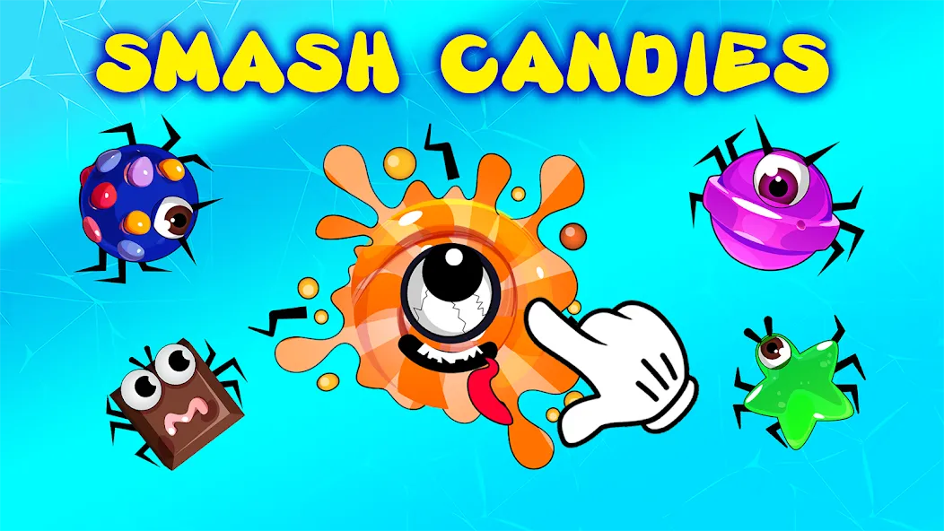 Bug Smashing toddler games МОД/Взлом [Меню, Бесконечные монеты и Открытые уровни] Screenshot 4
