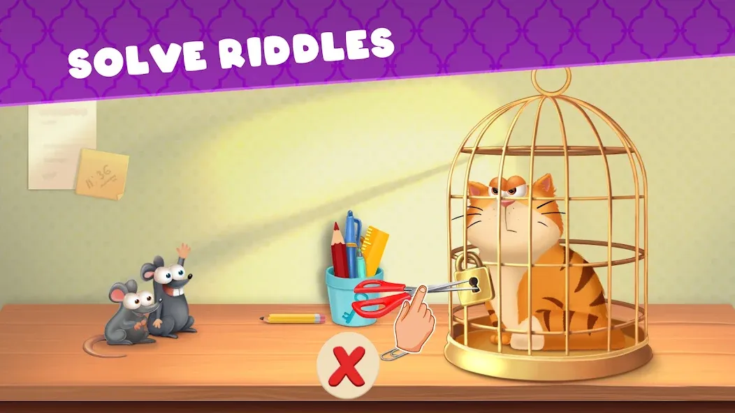 Brain quiz: Tricky puzzle МОД/Взлом [Бесконечные деньги, Монеты и Мега MOD] Screenshot 3