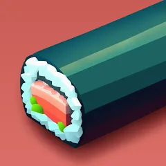 Скачать Взломанная Sushi Roll 3D - Cooking ASMR на Андроид (Много денег) бесплатно