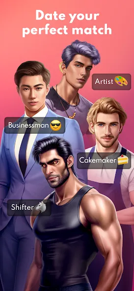 Love Sparks: Dating Sim (Лав Спаркс) МОД/Взлом [Меню, Бесконечные монеты и Открытые уровни] Screenshot 3