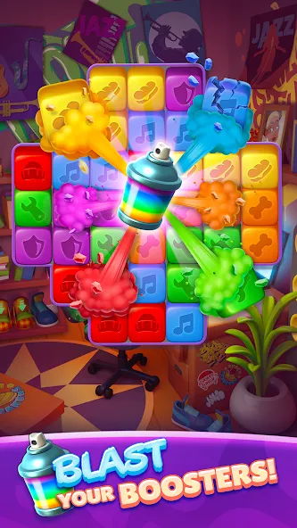 Subway Surfers Blast (Сабвей Серферс Бласт) МОД/Взлом [Все открыто, Дополнительные деньги и Меню MOD] Screenshot 3