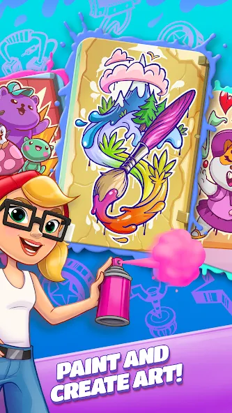 Subway Surfers Match (Сабвей Серферс Матч) МОД/Взлом [Деньги, Монеты и Меню MOD] Screenshot 3