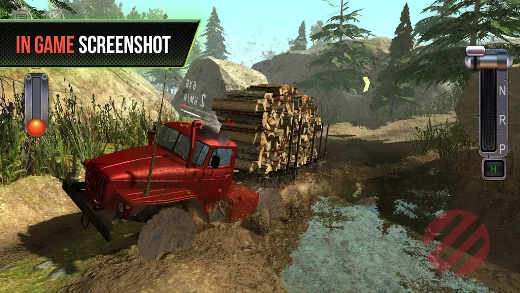 Truck Simulator OffRoad 4 МОД/Взлом [Меню, Бесконечные монеты и Открытые уровни] Screenshot 2